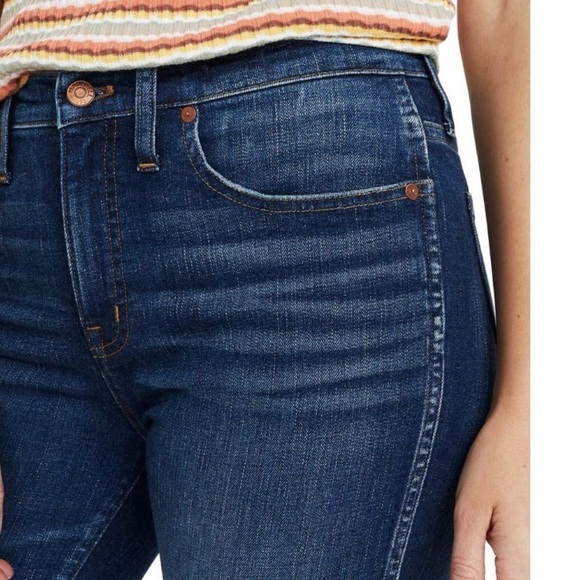 MADEWELL HIGH WAIST SKINNY STRAIGHT LEG JEANS - Picture 3 of 5